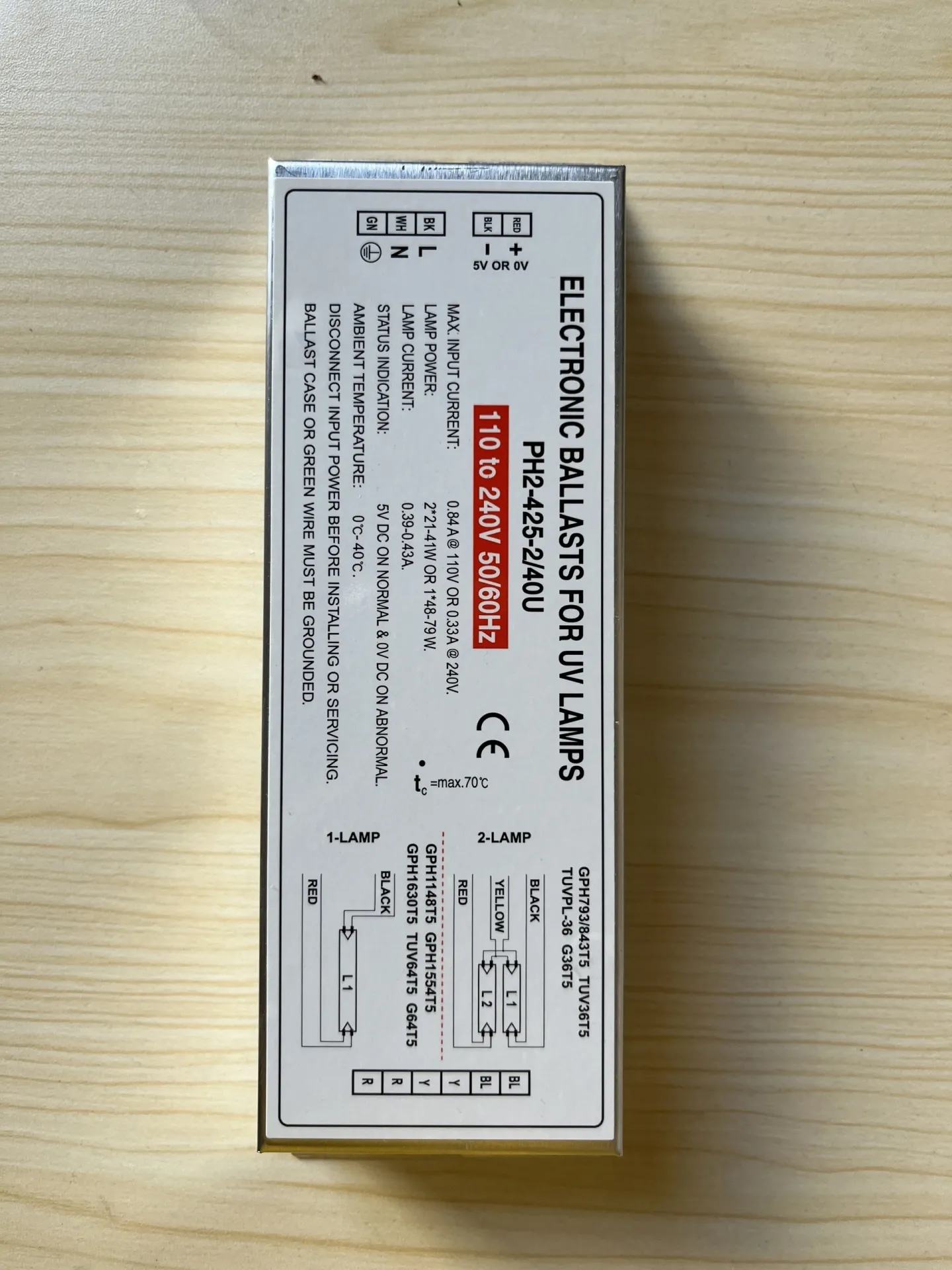 Chấn lưu điện tử PH2-800-75/2
